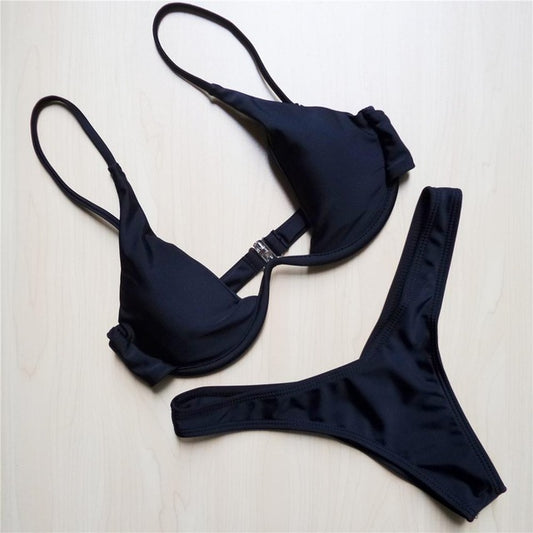 Maillots de bain sexy pour femmes, bikini, push-up, maillots de bain