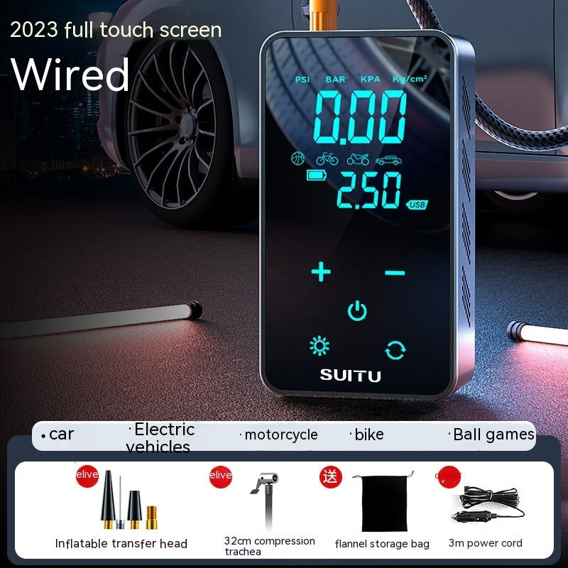 Pression des pneus portable sans fil pour voiture
