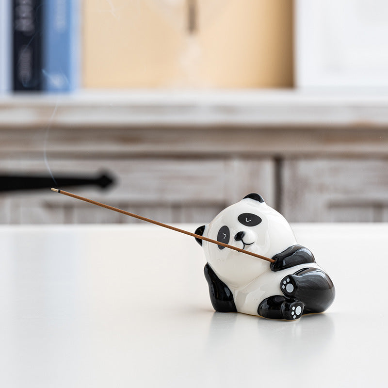Décoration amusante Panda Encens Déodorant Bureau Aromathérapie