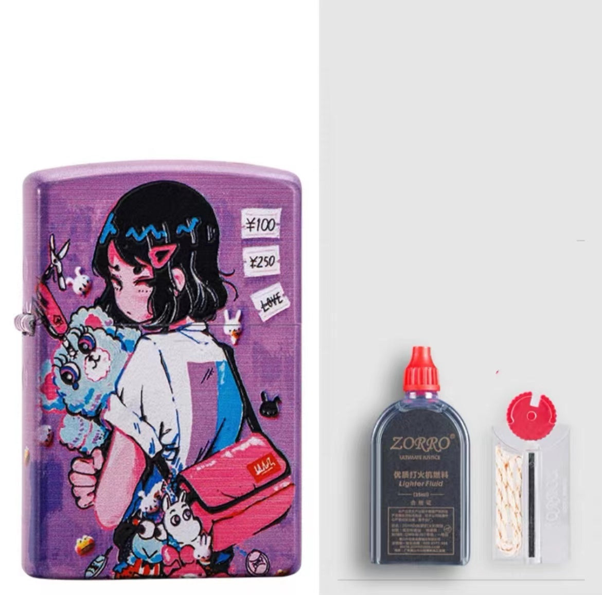 Encendedor de queroseno Muela abrasiva a prueba de viento Elemento secundario Alto nivel de apariencia