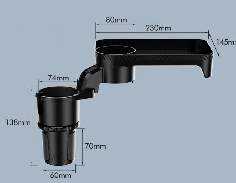 Bandeja para platos giratoria de 360 ​​grados para coche simple