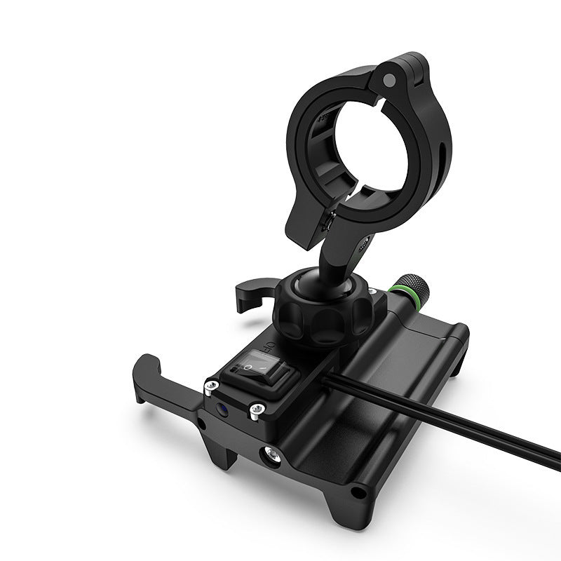 Soporte para teléfono móvil de aleación de aluminio para motocicleta