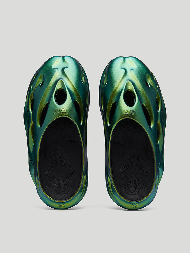 Zapatillas deportivas láser usadas fuera del gimnasio