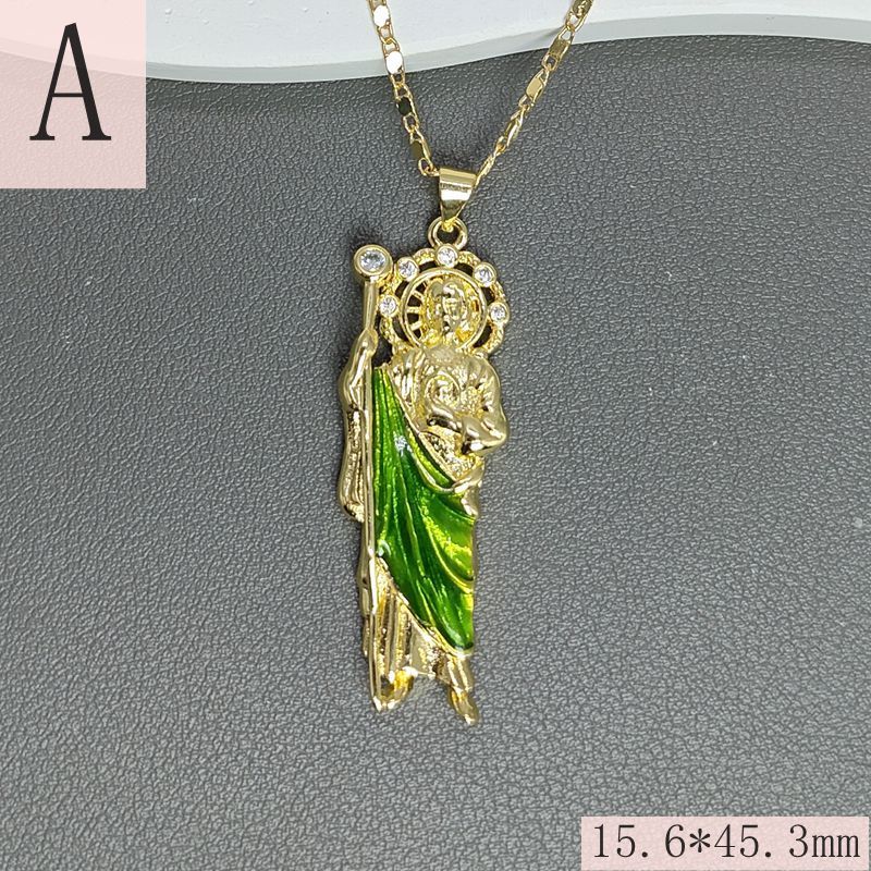 Collier religieux St Jude à la mode