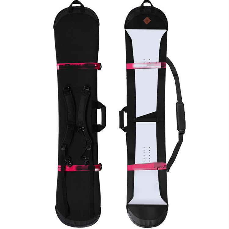 Mochila con bolsa para snowboard y esquí con piel de bola de masa de snowboard