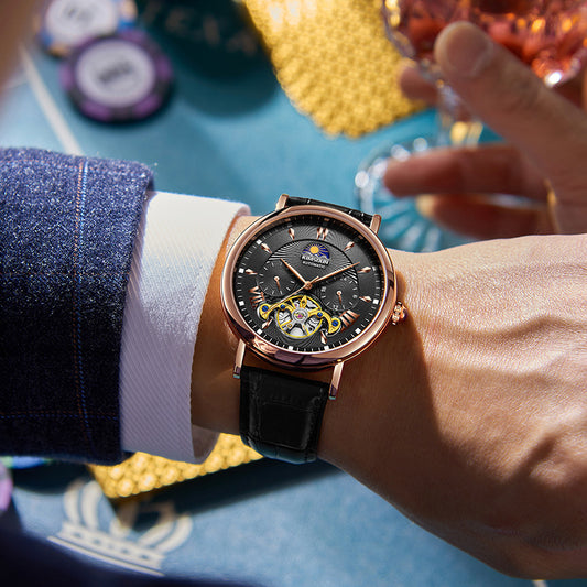 Reloj Sun Moon Star mecánico automático para hombre