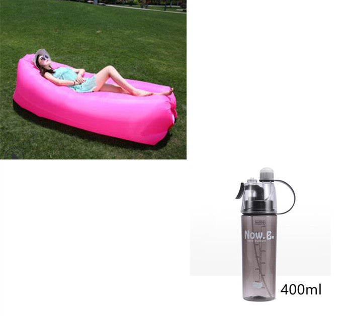 Sofá inflable Lazy Bag Camping Air Bed Lounger 