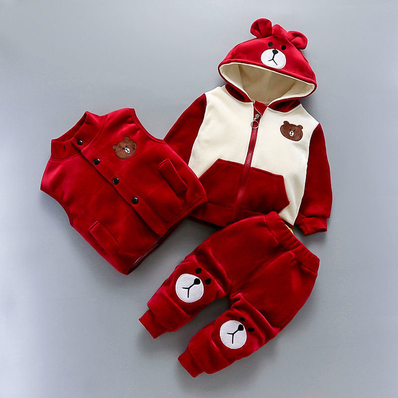 Ensemble trois pièces de vêtements pour bébé pour enfants et enfants