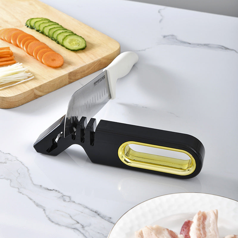 Broyeur manuel en pierre 4 en 1, affûtage des couteaux de cuisine, outils ménagers