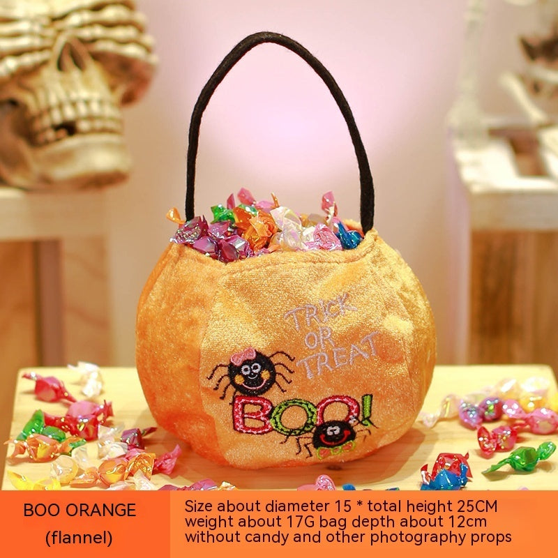 Halloween Pumpkin Bag Portable Children Props