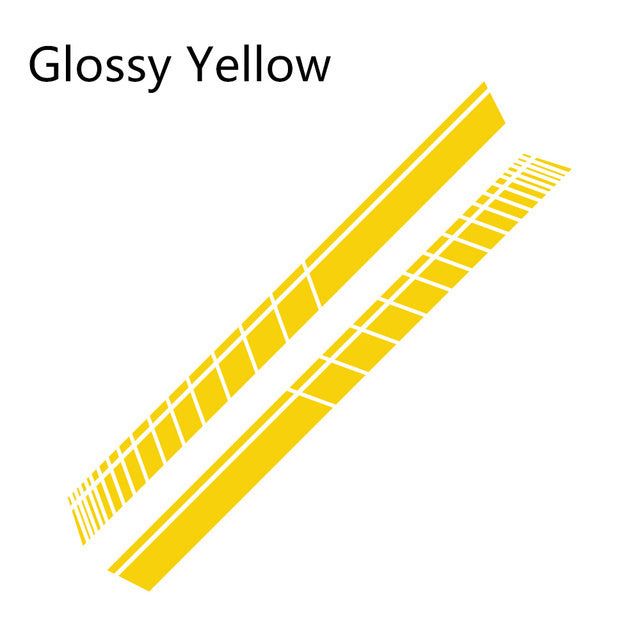 Autocollant de carrosserie de voiture résistant aux rayures pour équipement arrière modifié, autocollants spéciaux 3D noirs, autocollants rayés de décoration de voiture