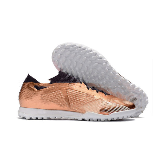 Zapatillas de deporte de fútbol con cojín para césped aireado MD impermeables de punto de caña baja