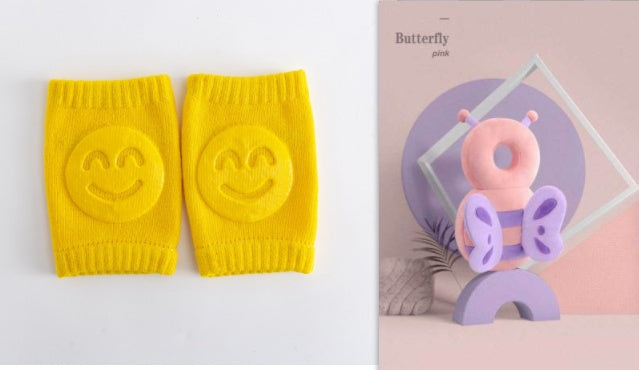 Chaussettes d'été en éponge pour bébé, genouillères rampantes pour tout-petits