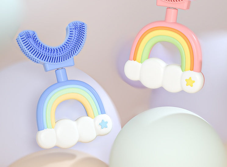 Désinfection et stérilisation des brosses à dents en forme de U en gel de silice pour enfants