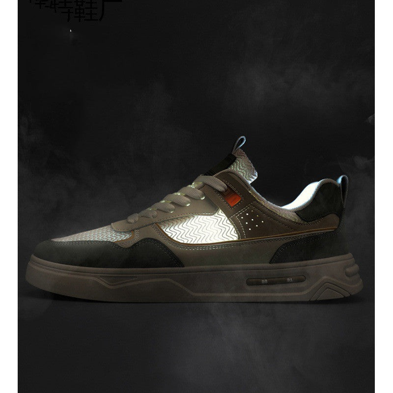 Zapatos blancos de moda versátiles para hombre