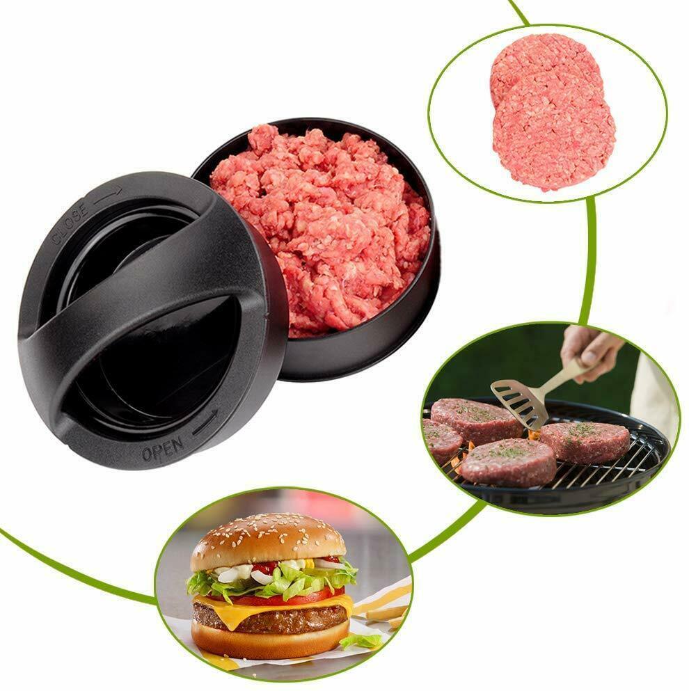 Presse à hamburgers, fabricant de galettes farcies, moule coulissant, outil facile de fabrication de hamburgers faits maison