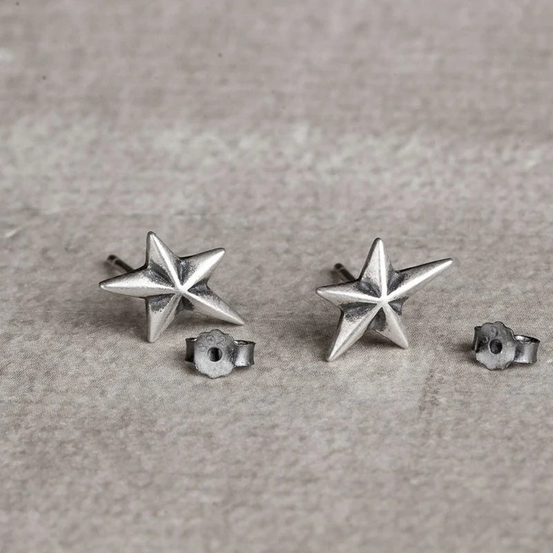 Personalized Retro Temperament Five-star Earrings