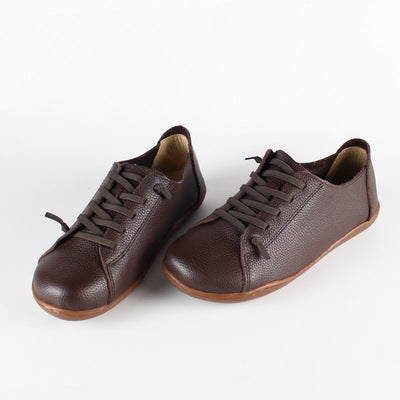 First Layer Cowhide Plus Size Handmade Shoes Women