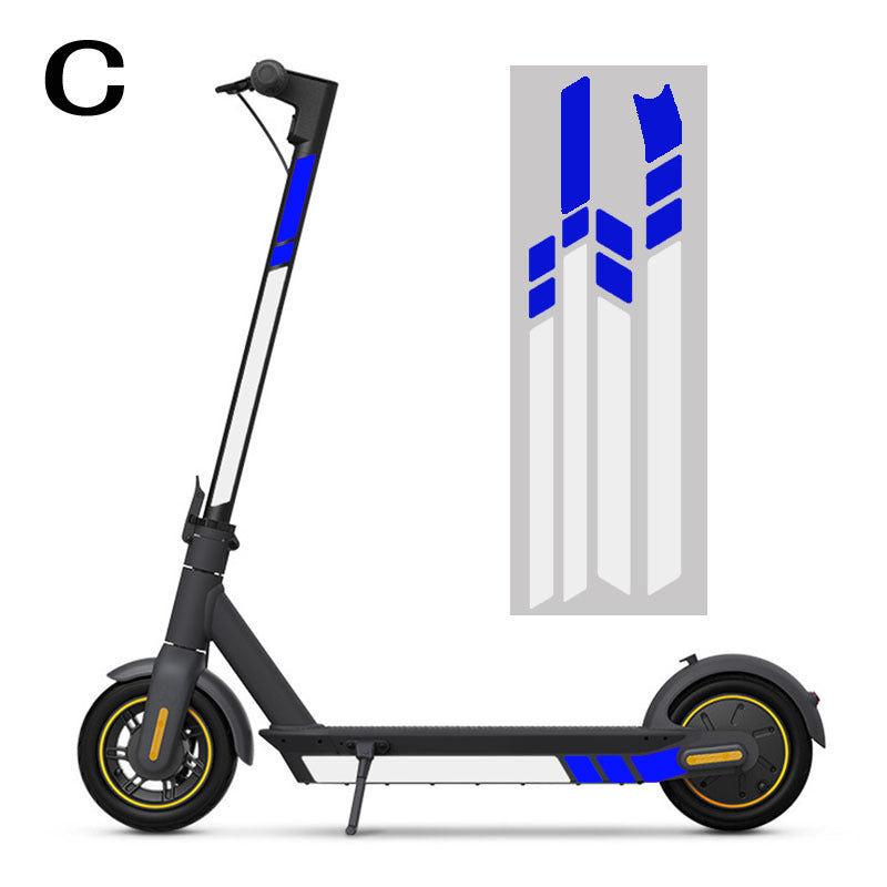 Adhesivo Reflectante Max G30 Para Scooter Nº 9
