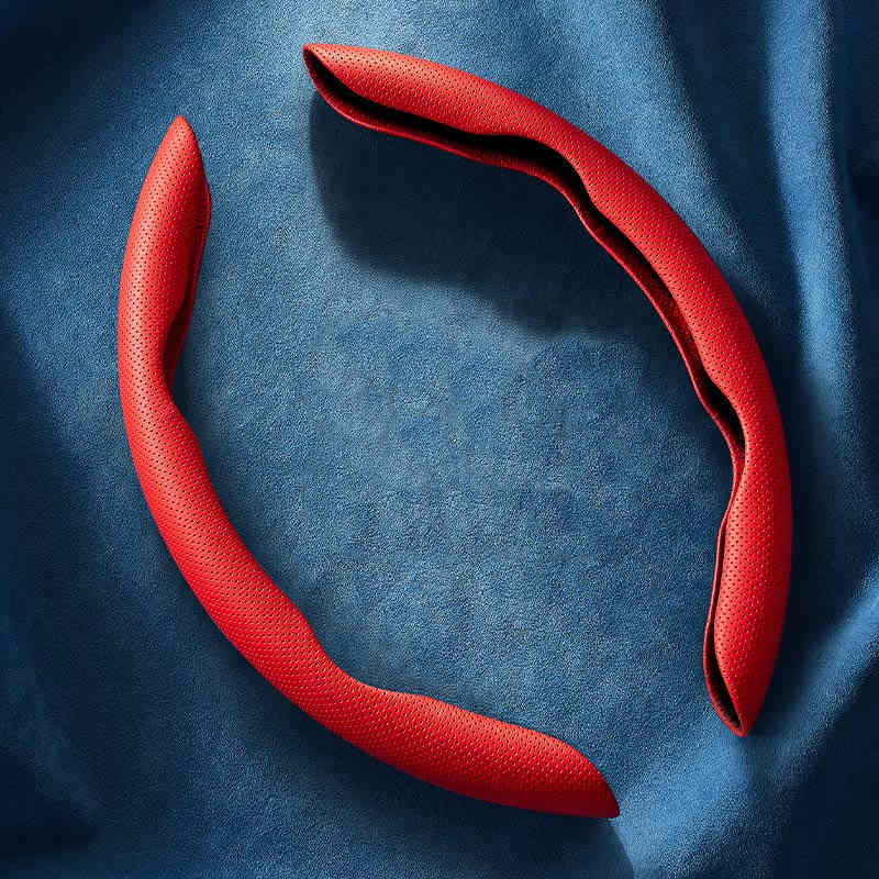 Housse de volant de voiture en daim, Ultra-fine, absorbant la sueur, antidérapante, été