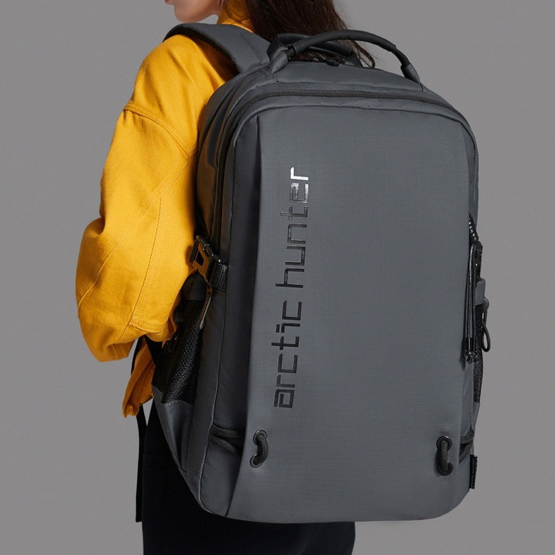 Mochila de viaje diaria impermeable para hombres de gran capacidad