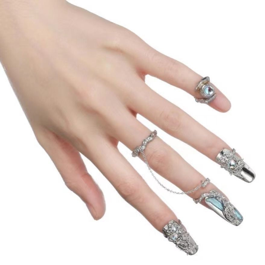 Protège-doigts d'artefact d'armure annulaire