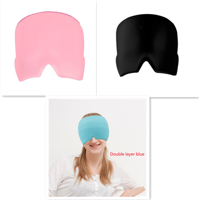 Mascarilla para ojos en gel para aliviar el dolor de cabeza
