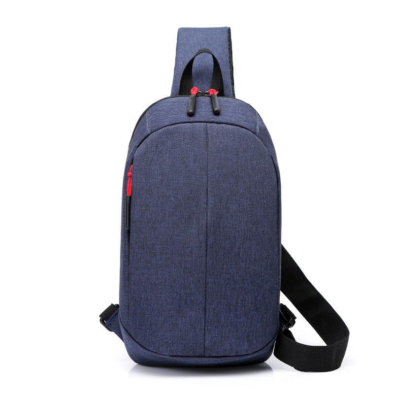 Mode Simple petit sac de poitrine en plein air équitation petit sac à bandoulière décontracté et confortable sac à bandoulière