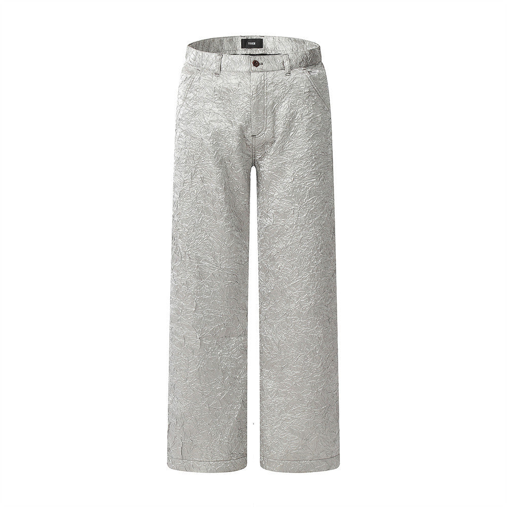 Men's Fashion Loose Wide-leg Straight Pants