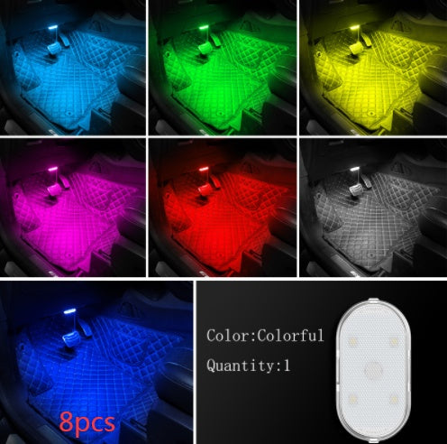 Lampe à capteur tactile sans câblage, libre de coller l'éclairage d'ambiance intégré