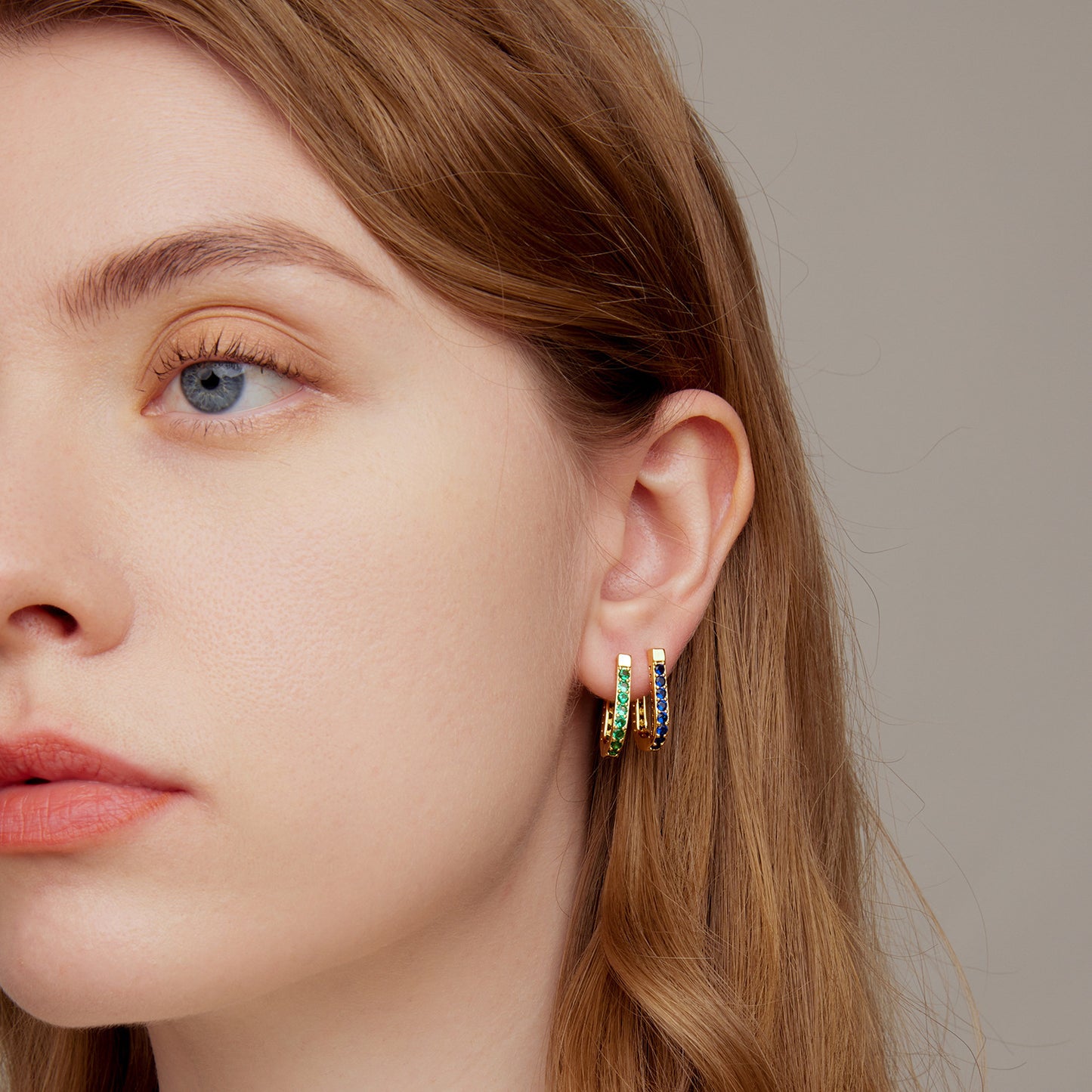 Clip d'oreille classique en forme de U, vêtements personnalisés européens et américains, perceuse de gang, boucles d'oreilles en alliage de cuivre