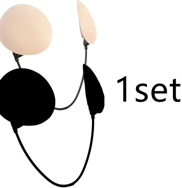 Kit de soutien-gorge plongeant profond, Patch de mamelon mince d'été, accessoires de sous-vêtements, soutien-gorge Push-up sans devant, dos nu, sans bretelles