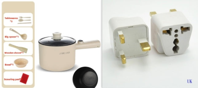 Mini olla caliente para el hogar, aparato de cocina portátil, olla eléctrica antiadherente multifunción, utensilios de cocina