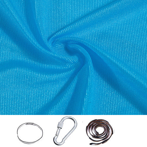 Hamaca columpio interior y exterior de algodón para niños, para acurrucarse hasta terapia sensorial infantil, paquete elástico suave, asiento estable