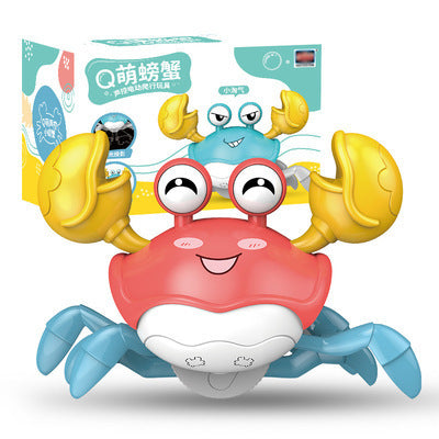 Jouet aquatique éducatif pour enfants, lumière électrique à Induction pour animaux de compagnie, crabe marchant, lumière musicale