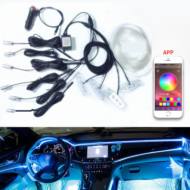One For Five Car Voice Control Atmosphere Light