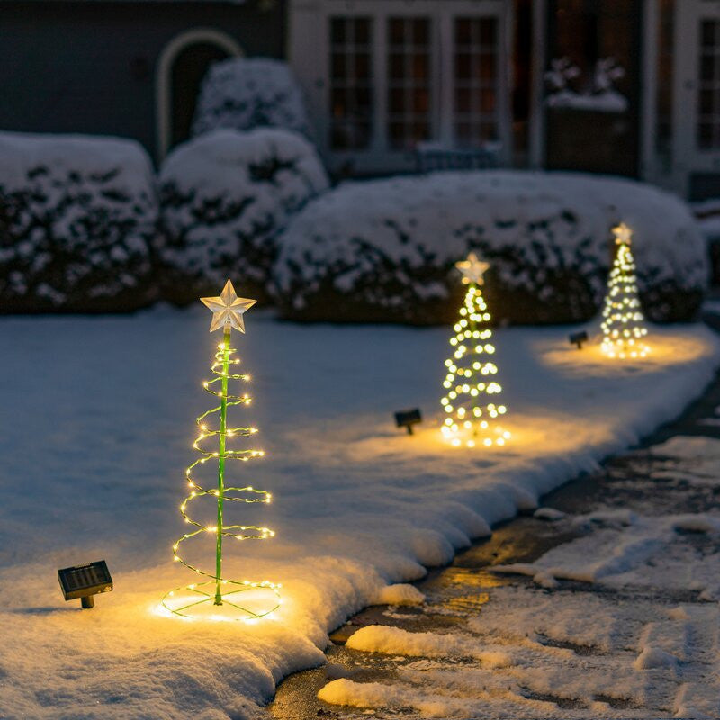 Decoración del árbol de Navidad Iluminación del patio al aire libre