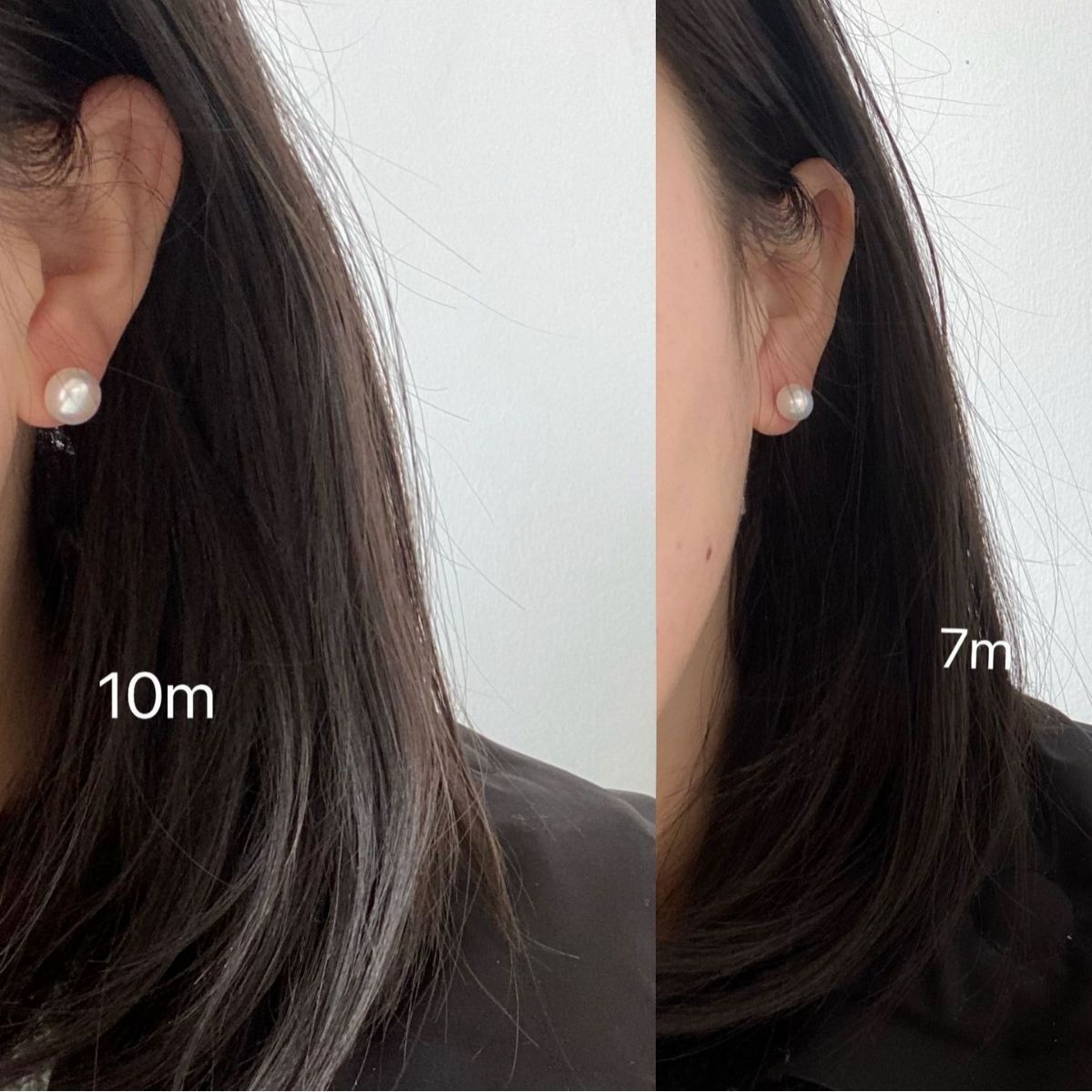 Clous d'oreilles en argent sterling avec perles naturelles simples