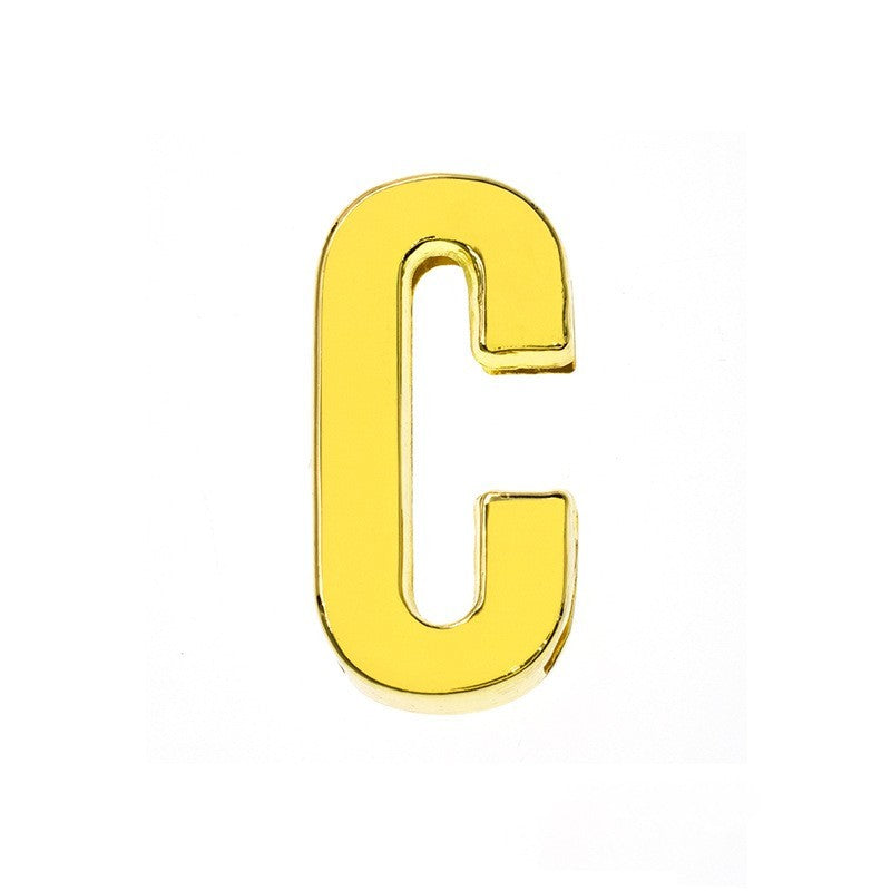 Accessoires de 26 lettres anglaises de 18 mm avec perles