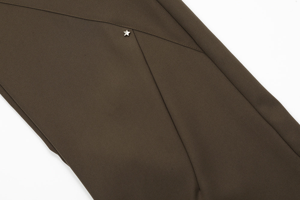 Fashion Men's Loose Wide-leg Straight Trousers