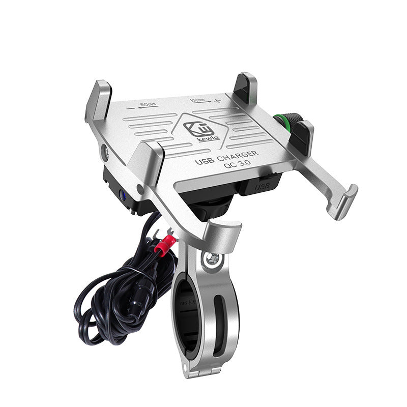 Soporte para teléfono móvil de aleación de aluminio para motocicleta