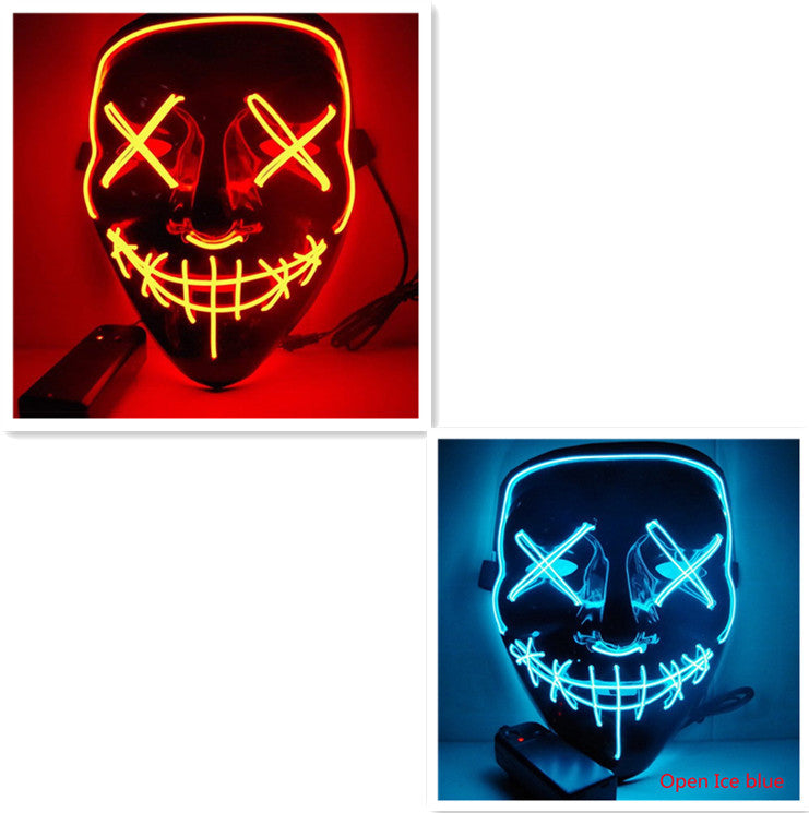 Máscara luminosa Line Up Festive Led Glitter Grimace