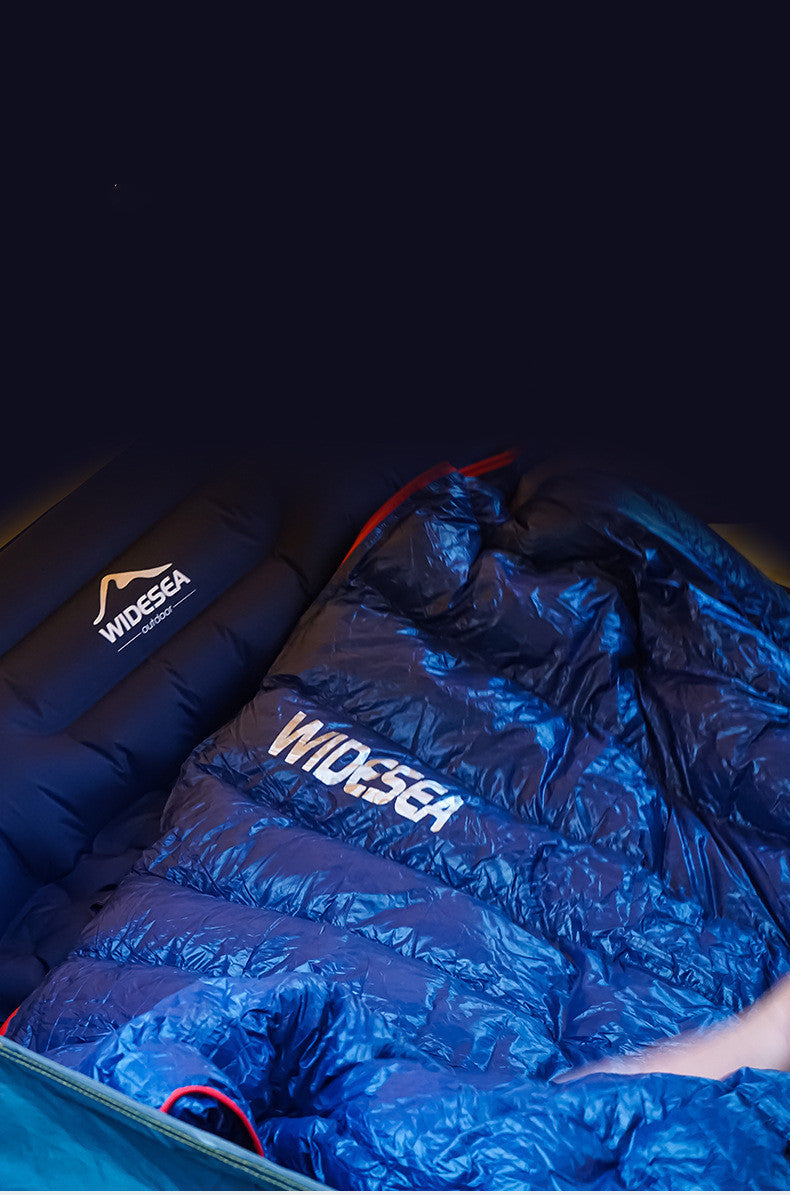 Camping vers le bas sac de couchage de compression de stockage portable étanche