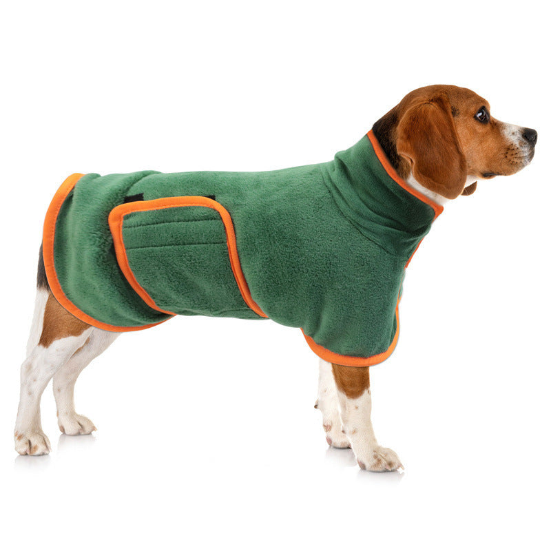 Albornoz para perros, abrigo de secado para mascotas, toalla de playa absorbente de microfibra para perros grandes, medianos y pequeños, gatos de secado rápido