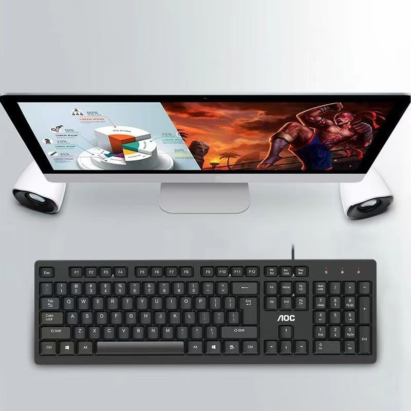Ensemble clavier et souris, ordinateur portable tout-en-un filaire USB