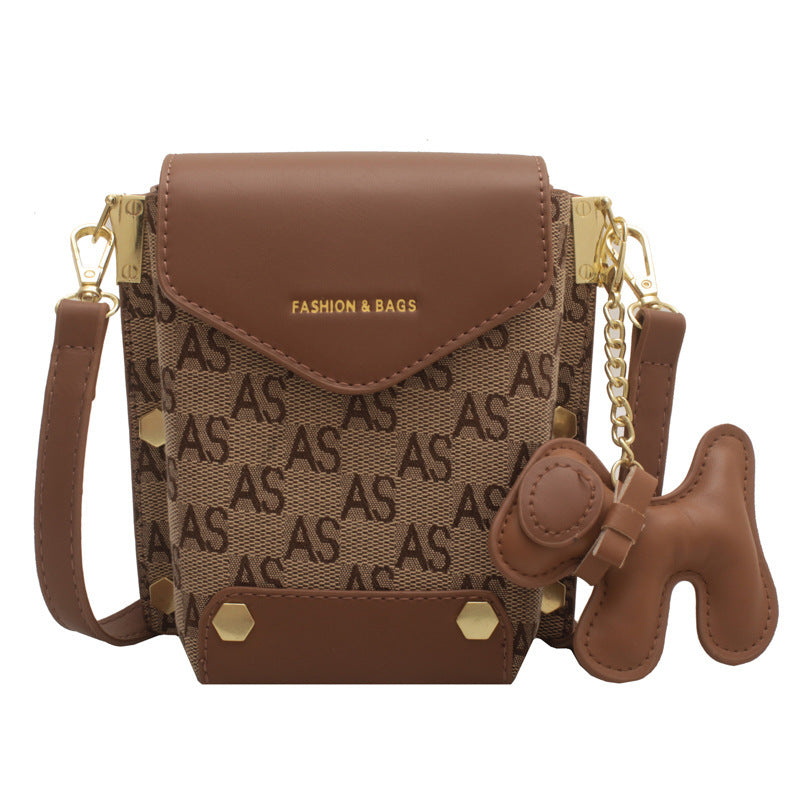 One Shoulder Crossbody Coin Purse Simple