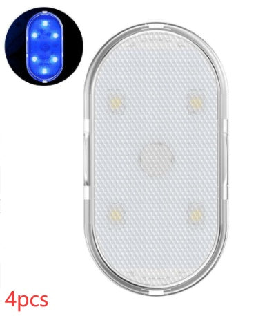 Lampe d'ambiance de chargement USB tactile dans la voiture