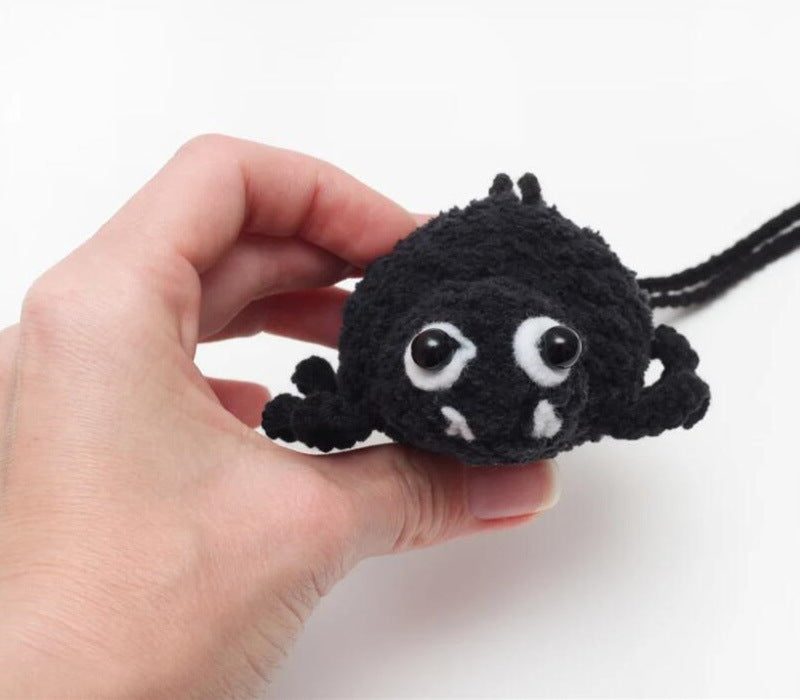 Ornement suspendu en peluche tissé à la main pour automobile