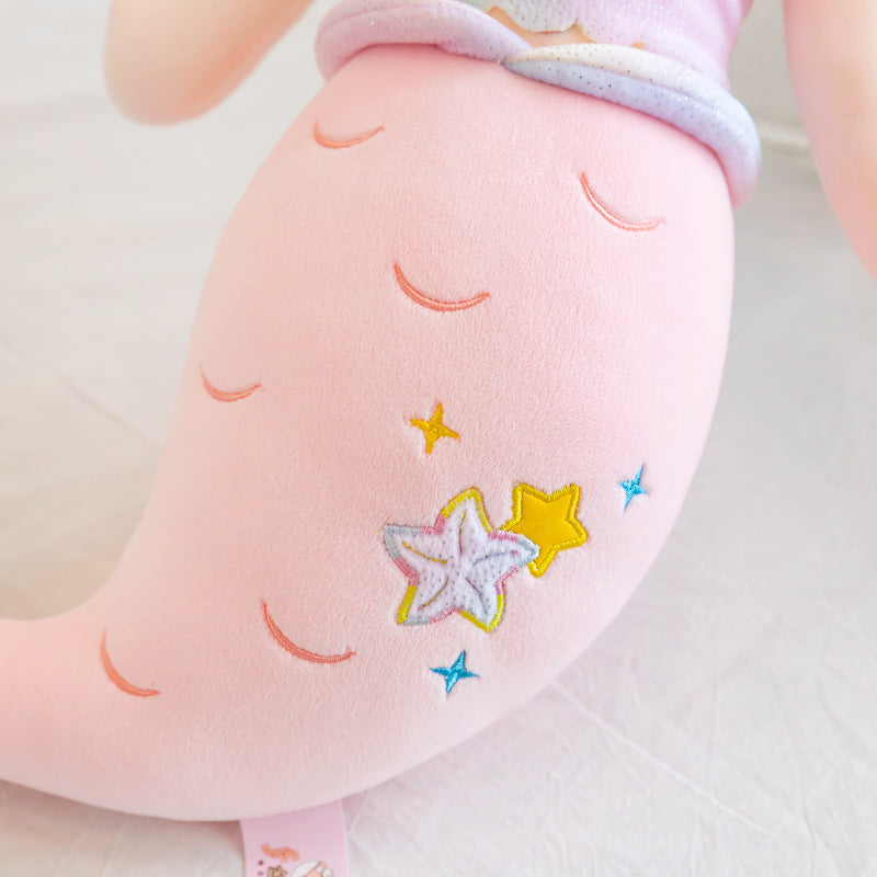 Nouveau jouet en peluche sirène couronne à la mode pour enfants