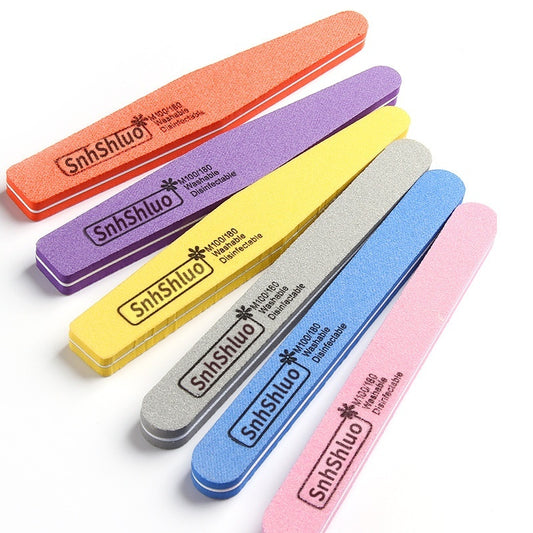 Barra de lijado de doble cara para implemento de manicura